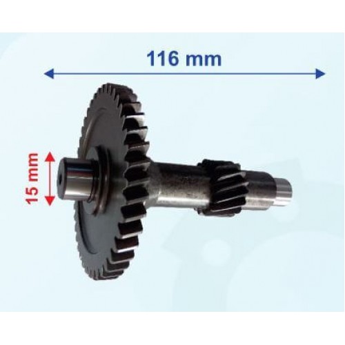 ATV APACHİ-HSK-X BUGGY UYUMLU ŞANZIMAN MİLİ 15-41T 116 mm HELİS ÖM