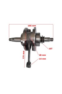 BAJAJ DİSCOVER 125 UYUMLU KRANK KOMPLE