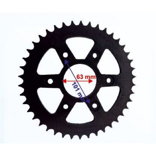 ARKA DİŞLİ 520-42T İÇ 63 mm 6 DELİKLİ BAJAJ DOMİNAR 400 - KTM DUKE 390 UYUMLU ÖM