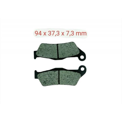 ÖN FREN DİSK BALATASI FA181 ASK BAJAJ PULSAR NS 200-RS 200-220-NS 150-DİSCOVERY 150 F UYUMLU 