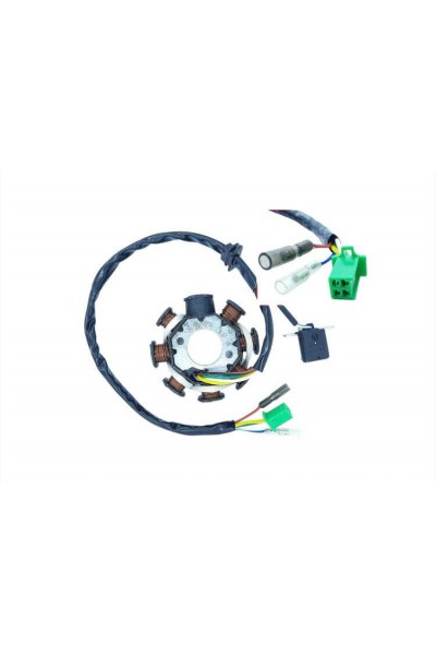 PASİFİC 125 UYUMLU STATÖR 8 Lİ 29-88-25 mm 2D 5K