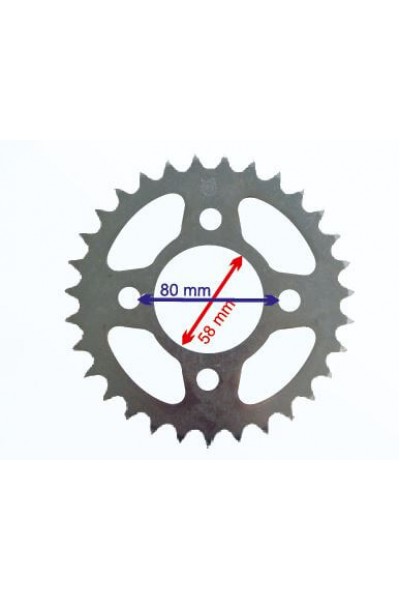 250MCT UYUMLU ARKA DİŞLİ 520-31T İÇ 58 mm ÖM
