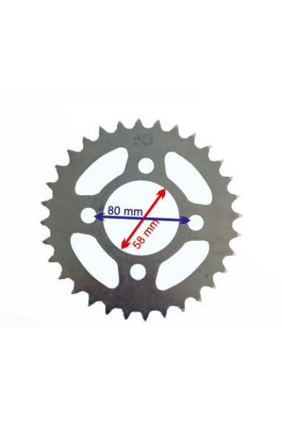 250MCT UYUMLU ARKA DİŞLİ 520-32T İÇ 58 mm ÖM