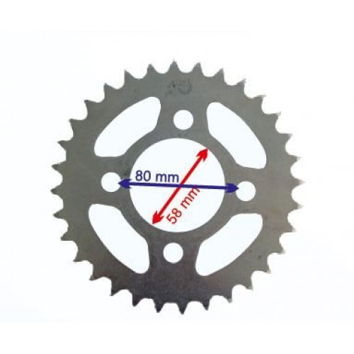 250MCT UYUMLU ARKA DİŞLİ 520-32T İÇ 58 mm ÖM