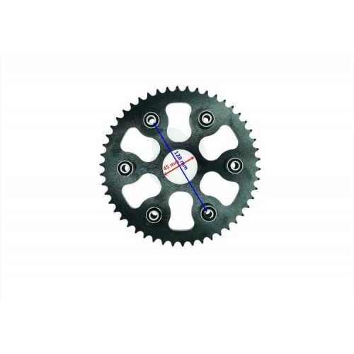 250 YUKİ İZCİ UYUMLU ARKA DİŞLİ 428-50T İÇ 45 mm 6 TAKOZLU IND ÖM