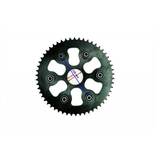 250 YUKİ İZCİ UYUMLU ARKA DİŞLİ 428-54T İÇ 45 mm 6 TAKOZLU IND ÖM