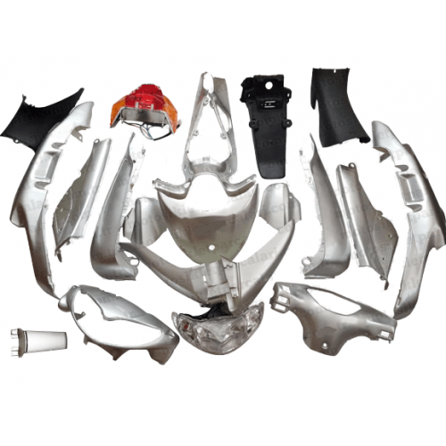 110FT UYUMLU KAPORTA SETİ GRİ FAR - STOP DAHİL 19 PARÇA