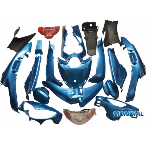 110FT UYUMLU KAPORTA SETİ MAVİ FAR - STOP DAHİL 19 PARÇA