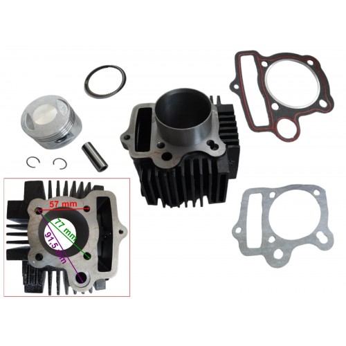 CUB KH 125 UYUMLU SİLİNDİR DÖKÜM 54 mm 13 mm PİM