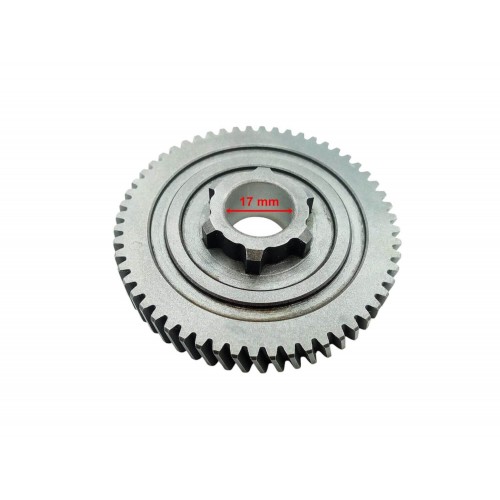 E-YÜK ARABASI ŞANZIMAN DİŞLİSİ 56T İÇ 17 mm 6 TIRNAKLI ÖM