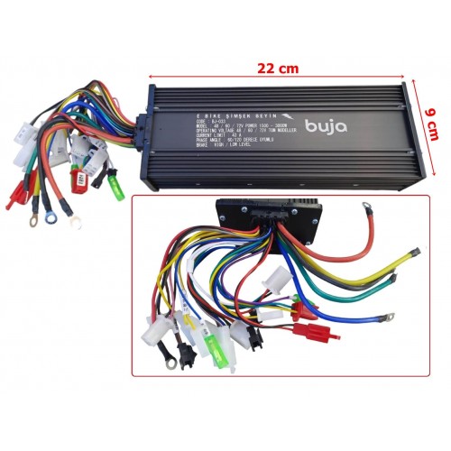 E-BİS HIZ KONTROL CDİ AKILLI BEYİN 48V - 72V 1500 - 3000W KARA ŞİMŞEK