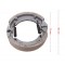 E-BİS ÖN FREN BALATASI 80 mm STMAX EKOBİS E-MON JOY ES-1 ES-2 ES-3 UYUMLU