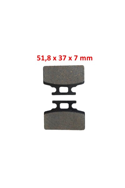 E-BİS RKS MT3 UYUMLU ÖN FREN DİSK BALATASI