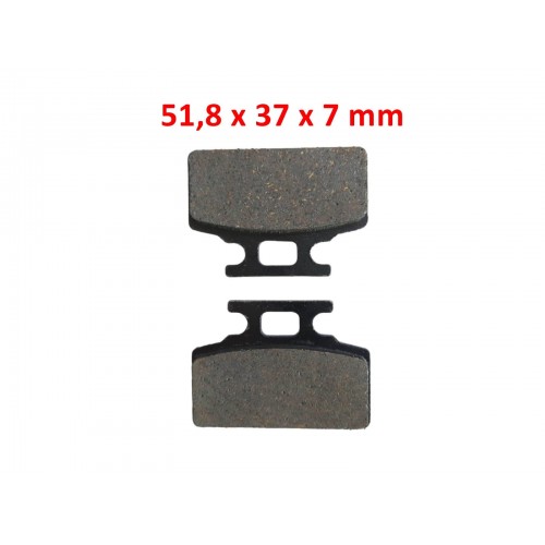 E-BİS RKS MT3 UYUMLU ÖN FREN DİSK BALATASI