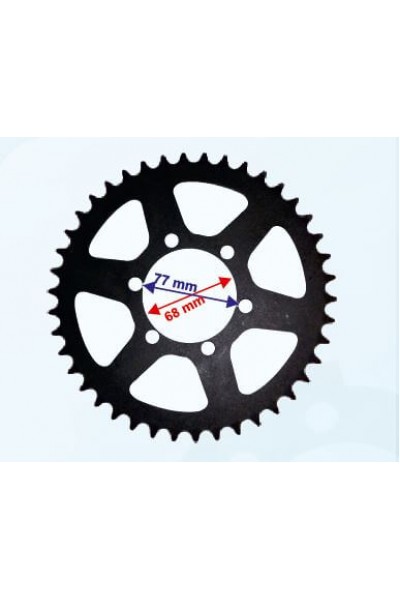 RX3 EVO UYUMLU ARKA DİŞLİ 520-42T İÇ 68 mm 6 DELİKLİ ÖM