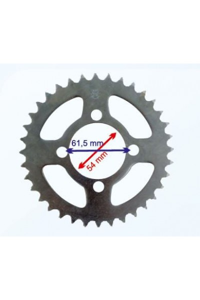 C90 UYUMLU ARKA DİŞLİ 420-36T İÇ 54 mm ÖM