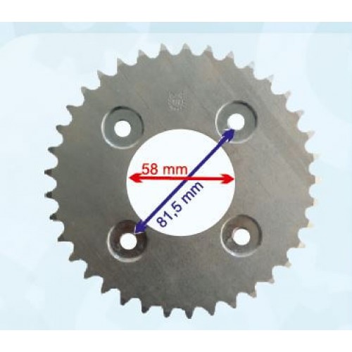 İNNOVA UYUMLU ARKA DİŞLİ 428-37T İÇ 58 mm ÖM