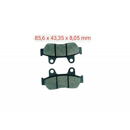 ACTİVA 125 S UYUMLU ÖN FREN DİSK BALATASI FA721