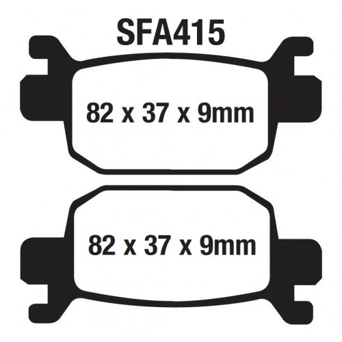 ARKA FREN DİSK BALATASI SFA415 FORZA 250 (18-23) NSS 300 FORZA (13-22) UYUMLU