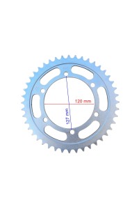 ARKA DİŞLİ 520-44T İÇ 120 mm 6 DELİK HONDA CBR 250 R (2011-2018) CBR 250 R ABS (2011-2018) UYUMLU ÖM