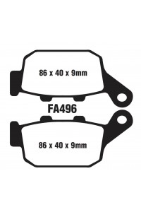 ARKA DİSK BALATA FA496 A HONDA NC 700 - 750 XL600 - 650 - 700 - CBR250 - CBR500R - XRV750 - SUZUKİ İNAZUMA GV250 F UYUMLU