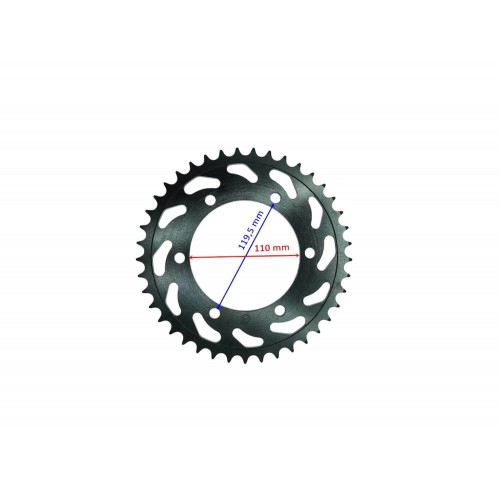 YAMAHA R25 MT-25 UYUMLU ARKA DİŞLİ 520-41T İÇ 110 mm 6 DELİKLİ ÖM