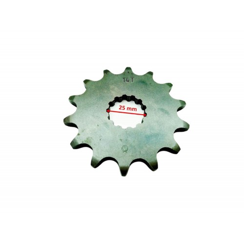 YAMAHA R25 MT-25 UYUMLU ÖN DİŞLİ 520-14T İÇ 25 mm 13 TIRNAK ÖM