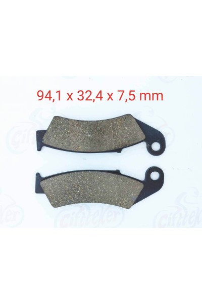 ÖN FREN DİSK BALATASI FA125 - FA143 CR 125 - 250 R TRX 250 R XR 250 L CR 500 R VFR 750 R RVF 750 UYUMLU