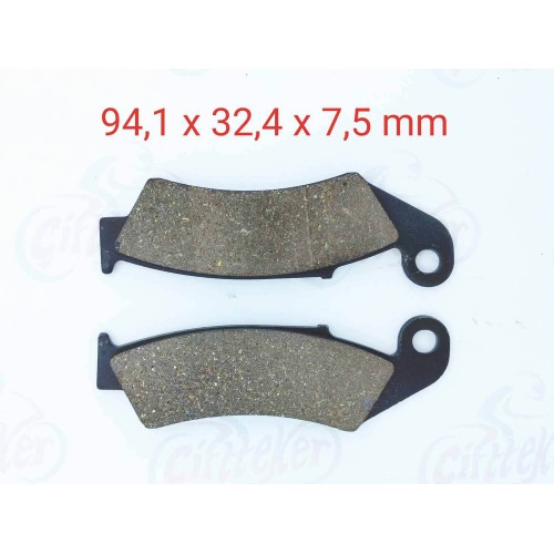 ÖN FREN DİSK BALATASI FA125 - FA143 CR 125 - 250 R TRX 250 R XR 250 L CR 500 R VFR 750 R RVF 750 UYUMLU