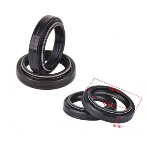 ÖN AMORTİSÖR KEÇESİ 41-53-8/10,5 2 Lİ SET YAMAHA MT-07 (14-17) MT-09 (14-15) BURGMAN AN 400-650 UYUMLU
