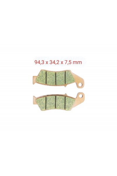 ÖN FREN DİSK BALATASI FA185 HONDA CRF 125 - 250 - 400 KAWASAKİ KLX 250 YAMAHA YZ 250-400-450 UYUMLU