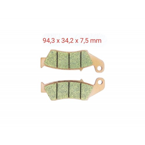 ÖN FREN DİSK BALATASI FA185 HONDA CRF 125 - 250 - 400 KAWASAKİ KLX 250 YAMAHA YZ 250-400-450 UYUMLU