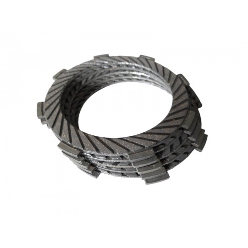 KAWASAKİ BAJAJ CT100 UYUMLU DEBRİYAJ BALATASI 8 TIRNAK 5 Lİ SET 77-98-107 mm İTH