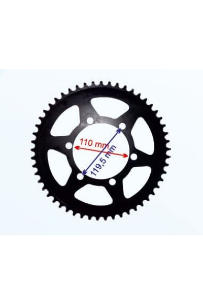 KAWASAKİ NİNJA 250 UYUMLU ARKA DİŞLİ 520-53T İÇ 110 mm ÖM