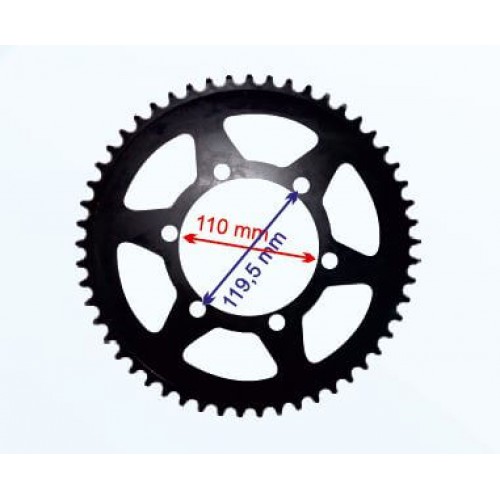 KAWASAKİ NİNJA 250 UYUMLU ARKA DİŞLİ 520-53T İÇ 110 mm ÖM