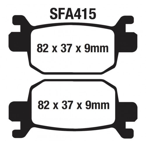 ARKA FREN DİSK BALATASI SFA415 RKS NEWLİGHT 125 PRO - ARORA MAX-T - BEATRİX - KANUNİ SEHA 125 - 150 UYUMLU