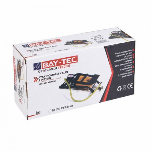 Baytec Ayak Pompası Kalın 2 Piston MK4870 6019