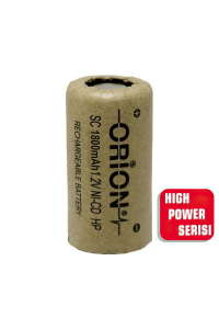 Orion 1.2V Ni-Cd SC 1800mAh Şarj Edilebilir Pil - HP