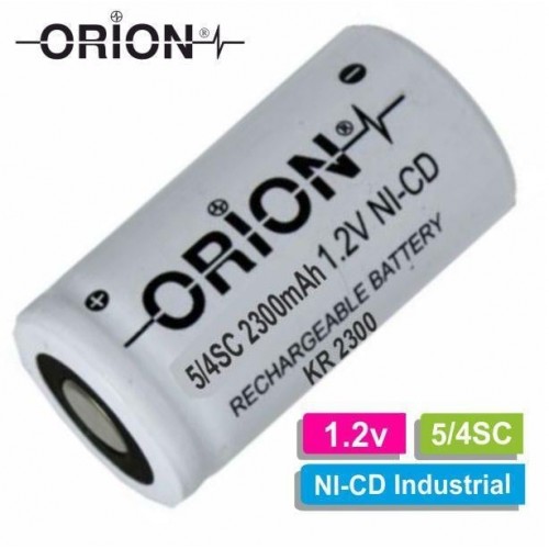 Orion 1.2V Ni-Cd 5/4SC 2300mAh Şarj Edilebilir Pil