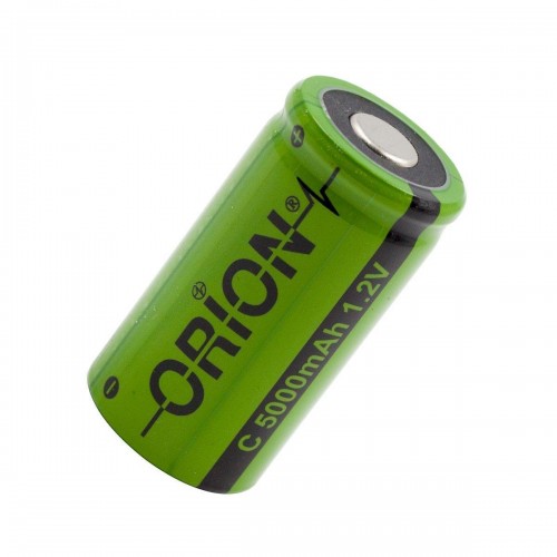 Orion 1.2V Ni-Mh C Orta Boy 5000mAh Şarj Edilebilir Pil