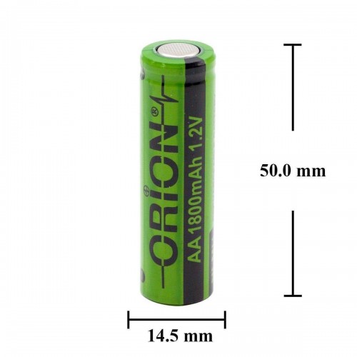 Orion 1.2v Ni-Mh AA 1800mAh Şarj Edilebilir Kalem Pil ( BAŞSIZ )
