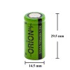 Orion 1.2V Ni-Mh 2/3AA 750mAh 1C Şarj Edilebilir Pil