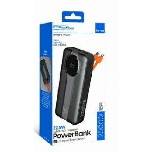 Acl Powerbank 20.000Mah 22.5W PW-107 9892