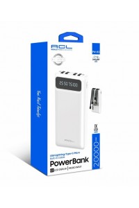 Acl PowerBank Şarj Aleti Lcd Gösterge Fenerli 20.000Mah PW-83 2398