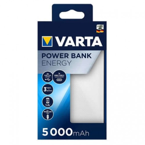 Varta 57975 Power Bank Energy 5000mah Varta 57975 Power Bank Energy 5000mah
