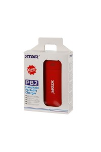Xtar PB2 Power Bank ve Pil Şarj Cihazı ( KIRMIZI )