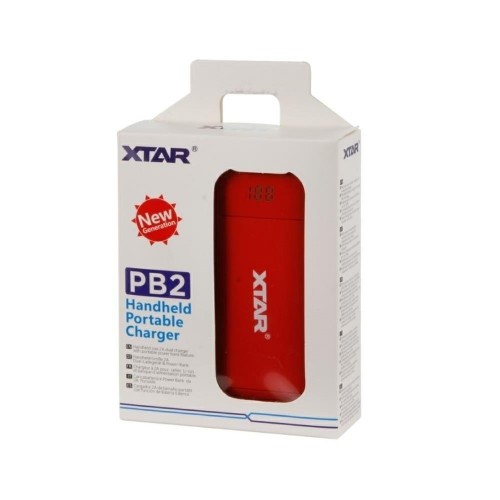 Xtar PB2 Power Bank ve Pil Şarj Cihazı ( KIRMIZI )