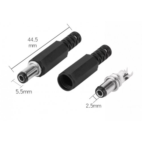 IC-253A SEYYAR DC DİŞİ JAK 2.5MM KISA