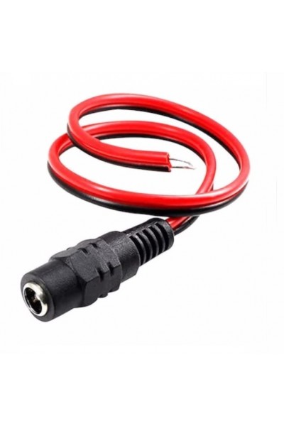DC JAK 2.1MM DİŞİ KABLOLU POWER JAK FİŞ