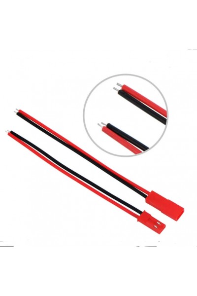 2 Pin 2.25mm JST Kablo (Erkek Dişi Takım) 10cm